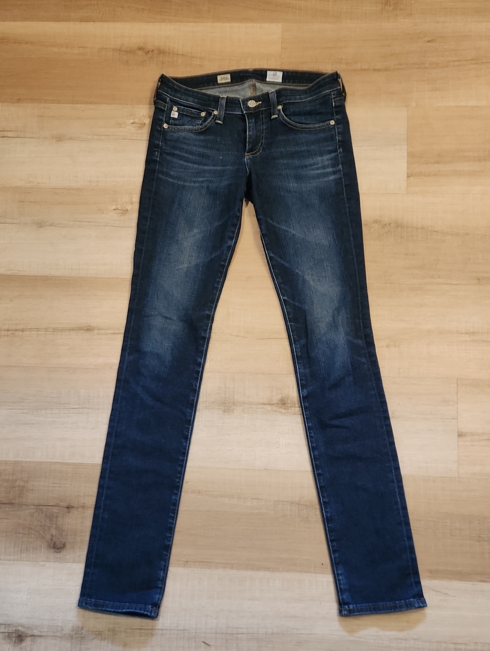 Ag Adriano Goldschmied Dark Blue Skinny Jeans